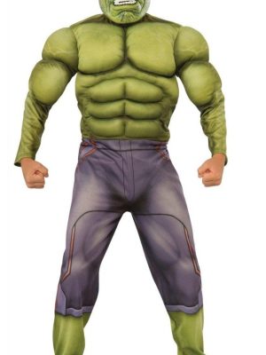 Fantasia Hulk Os Vingadores 2 Era de Ultron Músculos Infantil Fantasia Hulk Os Vingadores 2 Era de Ultron Músculos Infantil