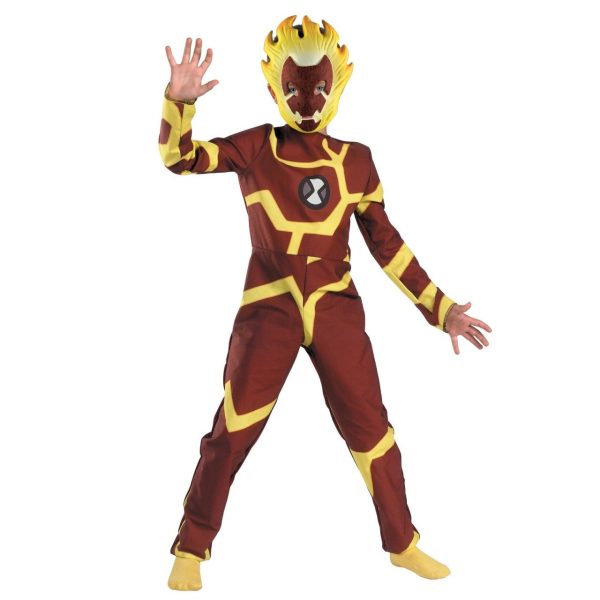 Fantasia Infantil Ben 10 Heat Blast Chama Luxo Fantasia Infantil Ben 10 Heat Blast Chama Luxo