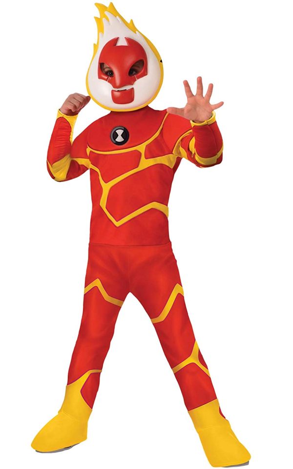 Fantasia Infantil Ben 10 HeatBlast Chama New Fantasia Infantil Ben 10 HeatBlast Chama New