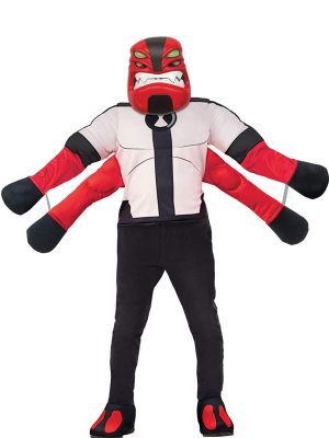 Fantasia Infantil Ben 10 Quatro Braços New Fantasia Infantil Ben 10 Quatro Braços New