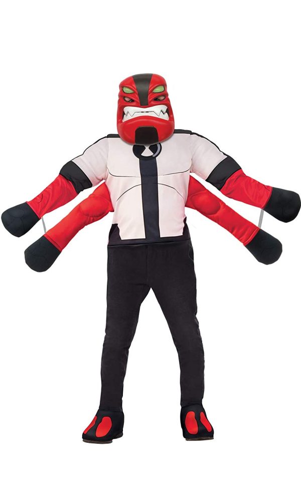 Fantasia Infantil Ben 10 Quatro Braços New Fantasia Infantil Ben 10 Quatro Braços New