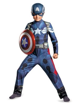 Fantasia Infantil Capitão América Luxo Os Vingadores Fantasia Infantil Capitão América Luxo Os Vingadores