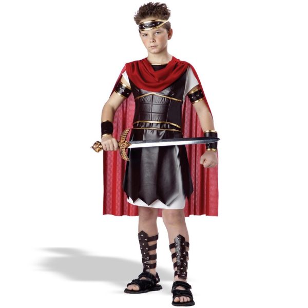 Fantasia Infantil Hércules Gladiador Romano Luxo Fantasia Infantil Hércules Gladiador Romano Luxo