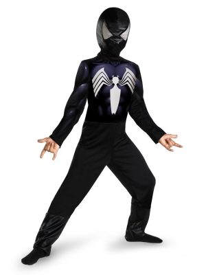 Fantasia Infantil Homem Aranha Preto Luxo Fantasia Infantil Homem Aranha Preto Luxo