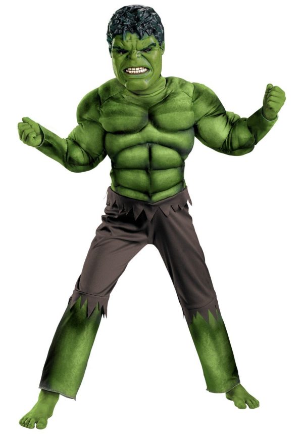 Fantasia Infantil Incrível Hulk com Músculo Luxo Fantasia Infantil Incrível Hulk com Músculo Luxo