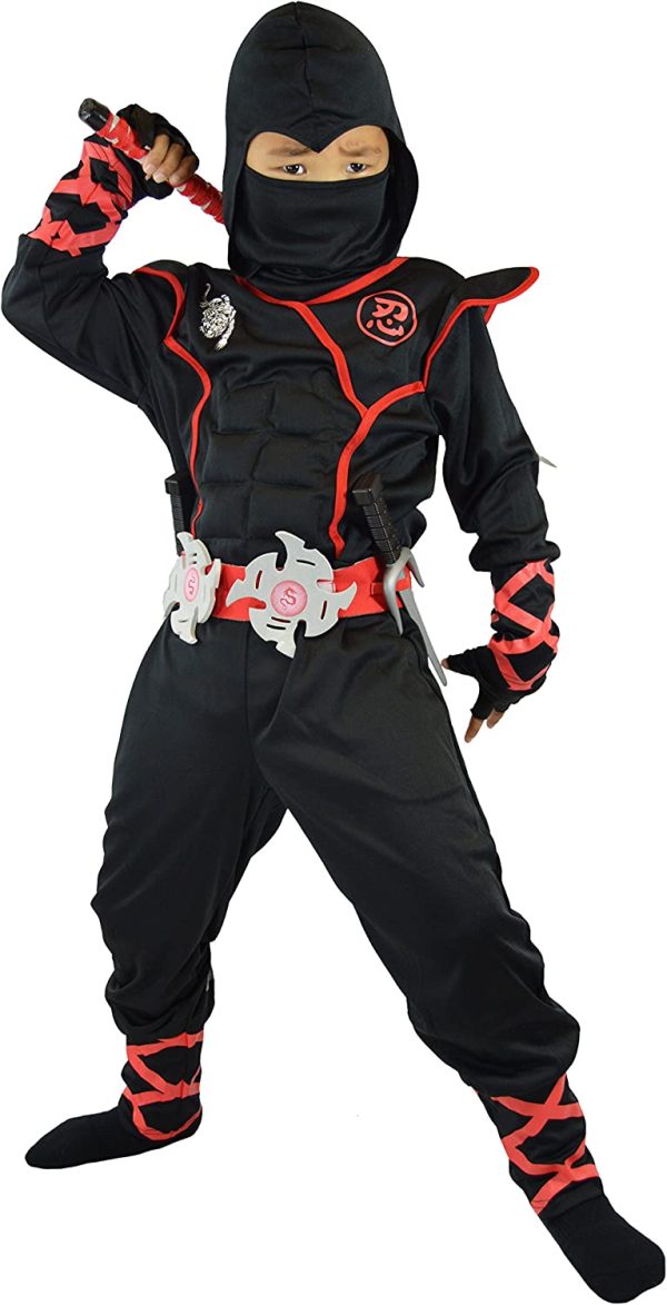 Fantasia Infantil Ninja Estrela Luxo Fantasia Infantil Ninja Estrela Luxo