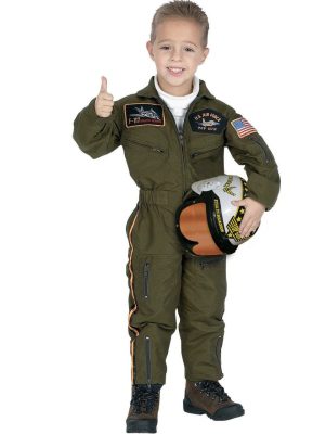 Fantasia Infantil Piloto da Força Aérea Americana Top Gun Luxo Fantasia Infantil Piloto da Força Aérea Americana Top Gun Luxo