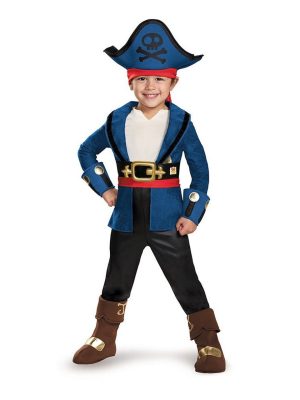 Fantasia Infantil Pirata Capitão Jake Luxo da Terra do Nunca Fantasia Infantil Pirata Capitão Jake Luxo da Terra do Nunca