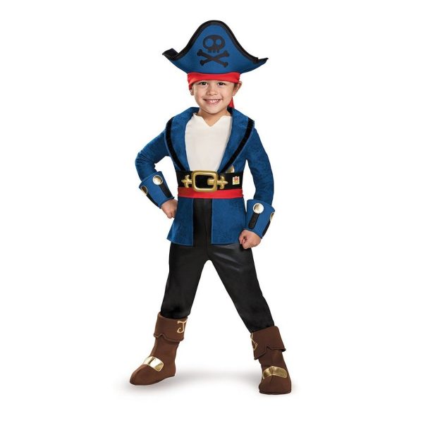 Fantasia Infantil Pirata Capitão Jake Luxo da Terra do Nunca