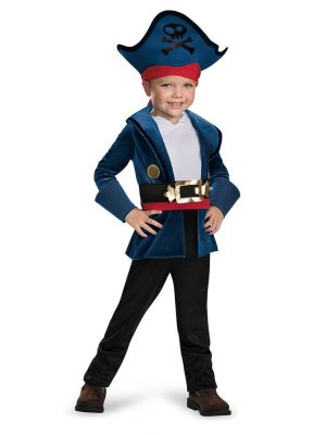 Fantasia Infantil Pirata Capitão Jake Luxo da Terra do Nunca Clássica Fantasia Infantil Pirata Capitão Jake Luxo da Terra do Nunca Clássica