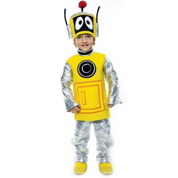 Fantasia Infantil Plex o Robô Amarelo Yo Gabba Gabba Fantasia Infantil Plex o Robô Amarelo Yo Gabba Gabba