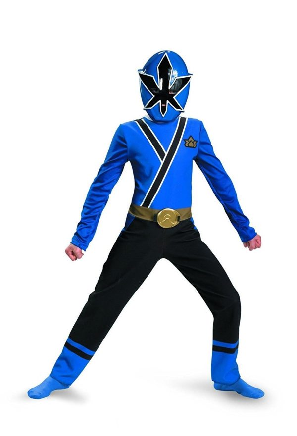 Fantasia Infantil Power Rangers Azul Samurai Fantasia Infantil Power Rangers Azul Samurai