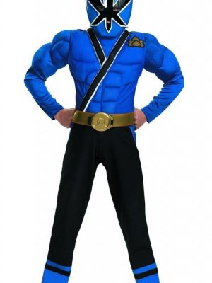 Fantasia Infantil Power Rangers Ranger Azul Samurai Fantasia Infantil Power Rangers Ranger Azul Samurai