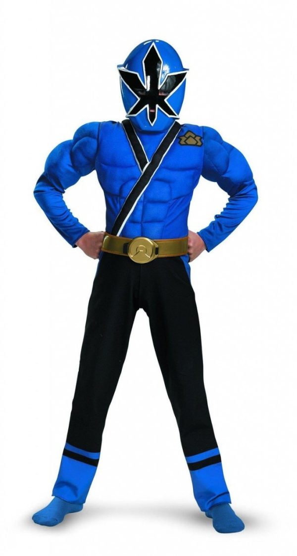 Fantasia Infantil Power Rangers Ranger Azul Samurai Fantasia Infantil Power Rangers Ranger Azul Samurai
