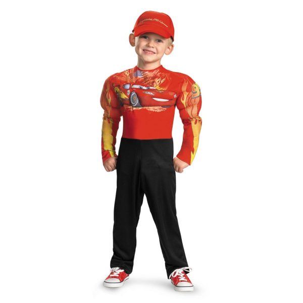 Fantasia Infantil Relâmpago McQueen com Músculos Fantasia Infantil Relâmpago McQueen com Músculos