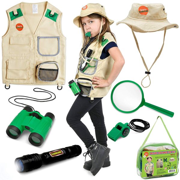 Fantasia Infantil Safári Explorador Luxo Fantasia Infantil Safári Explorador Luxo