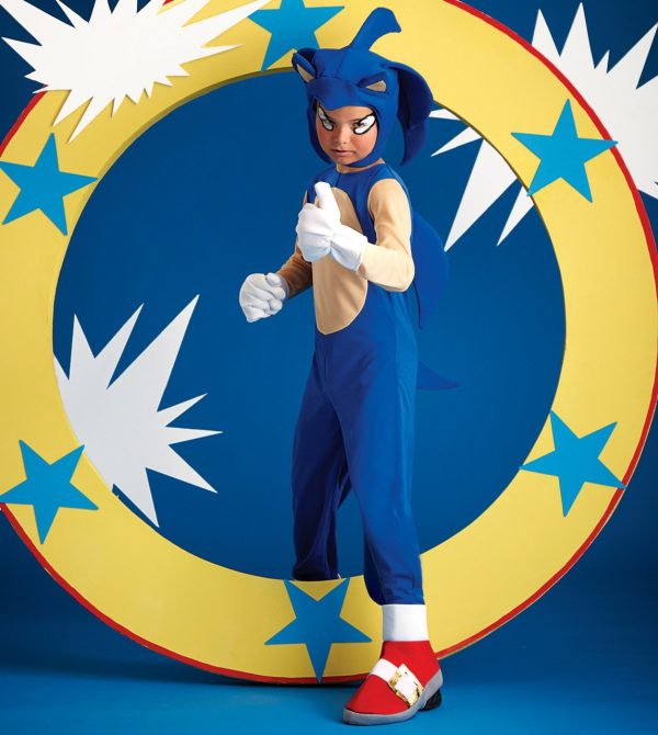 Fantasia Infantil Sonic the Hedgehog Luxo Fantasia Infantil Sonic the Hedgehog Luxo