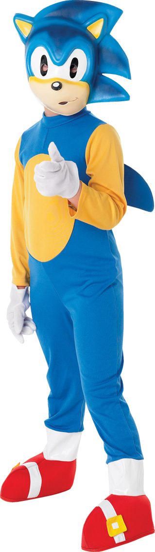 Fantasia Infantil Sonic the Hedgehog Luxo Clássica Fantasia Infantil Sonic the Hedgehog Luxo Clássica