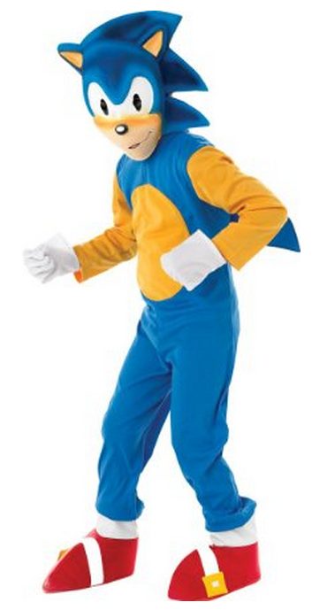 Fantasia Infantil Sonic the Hedgehog Luxo Clássica Fantasia Infantil Sonic the Hedgehog Luxo Clássica