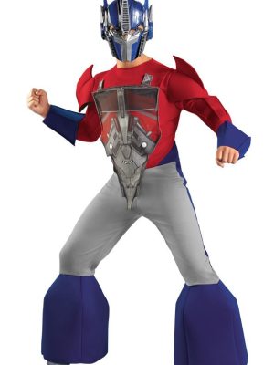 Fantasia Infantil Transformers Animado Optimus Prime Luxo