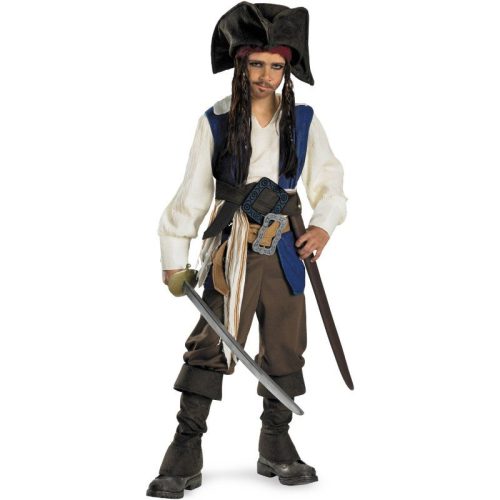 Fantasia Jack Sparrow Infantil Piratas do Caribe Luxo Fantasia Jack Sparrow Infantil Piratas do Caribe Luxo