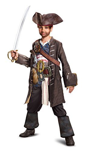 Fantasia Jack Sparrow Piratas do Caribe Elite Infantil POTC5