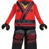Fantasia Kai Ninjago Lego Luxo Infantil Filme
