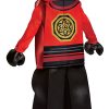 Fantasia Kai Ninjago Lego Luxo Infantil Filme