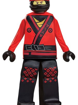 Fantasia Kai Ninjago Lego Luxo Infantil Filme
