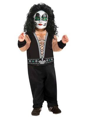 Fantasia Kiss Catman Peter Criss Luxo Bebê Infantil Fantasia Kiss Catman Peter Criss Luxo Bebê Infantil