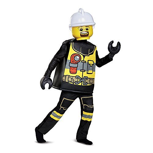 Fantasia Lego Bombeiro Clássico Fantasia Lego Bombeiro Clássico