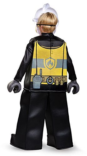 Fantasia Lego Bombeiro Luxo Fantasia Lego Bombeiro Luxo