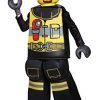 Fantasia Lego Bombeiro Luxo