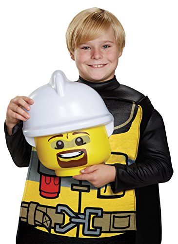 Fantasia Lego Bombeiro Luxo Fantasia Lego Bombeiro Luxo