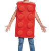 Fantasia Lego Vermelho Infantil