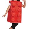 Fantasia Lego Vermelho Infantil