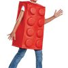 Fantasia Lego Vermelho Infantil