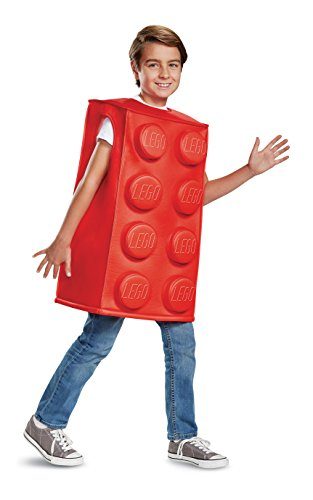 Fantasia Lego Vermelho Infantil Fantasia Lego Vermelho Infantil