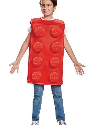 Fantasia Lego Vermelho Infantil Fantasia Lego Vermelho Infantil
