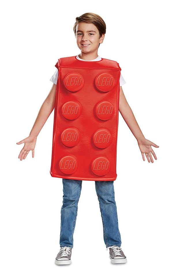 Fantasia Lego Vermelho Infantil Fantasia Lego Vermelho Infantil