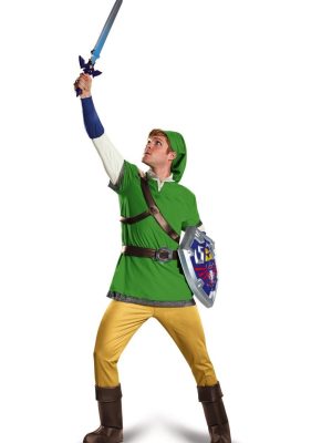 Fantasia Link Legend of Zelda Adulto Luxo Fantasia Link Legend of Zelda Adulto Luxo