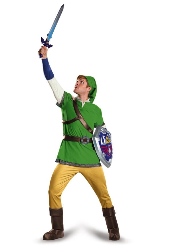 Fantasia Link Legend of Zelda Adulto Luxo Fantasia Link Legend of Zelda Adulto Luxo