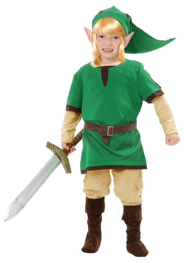 Fantasia Link Legend of Zelda Infantil Clássica Fantasia Link Legend of Zelda Infantil Clássica