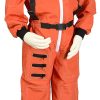 Fantasia Macacão de Astronauta Infantil Laranja