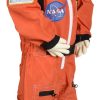 Fantasia Macacão de Astronauta Infantil Laranja