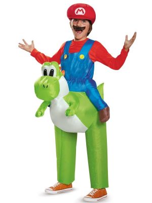 Fantasia Mario e Yoshi Infantil Inflável Fantasia Mario e Yoshi Infantil Inflável