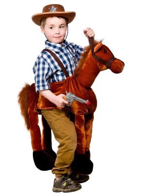 Fantasia Montar Cavalo Cowboy Infantil