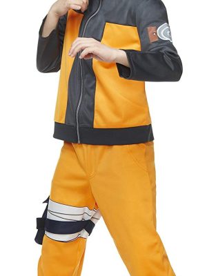 Fantasia Naruto Anime Uzumaki Infantil Luxo