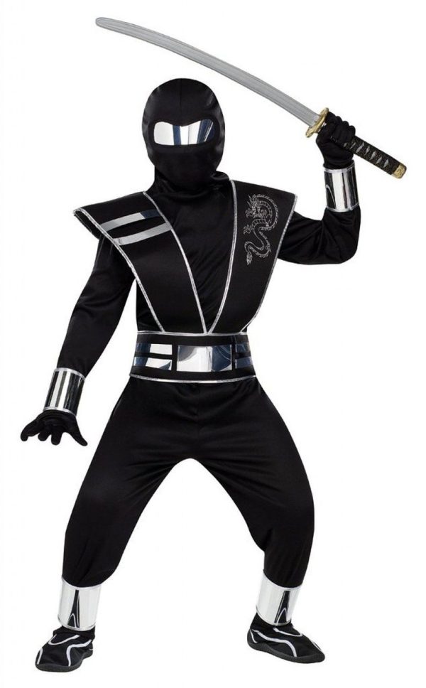 Fantasia Ninja Espelhado Infantil Fantasia Ninja Espelhado Infantil