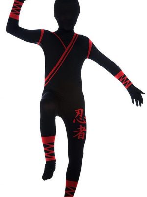 Fantasia Ninja Master Spandex Infantil Fantasia Ninja Master Spandex Infantil